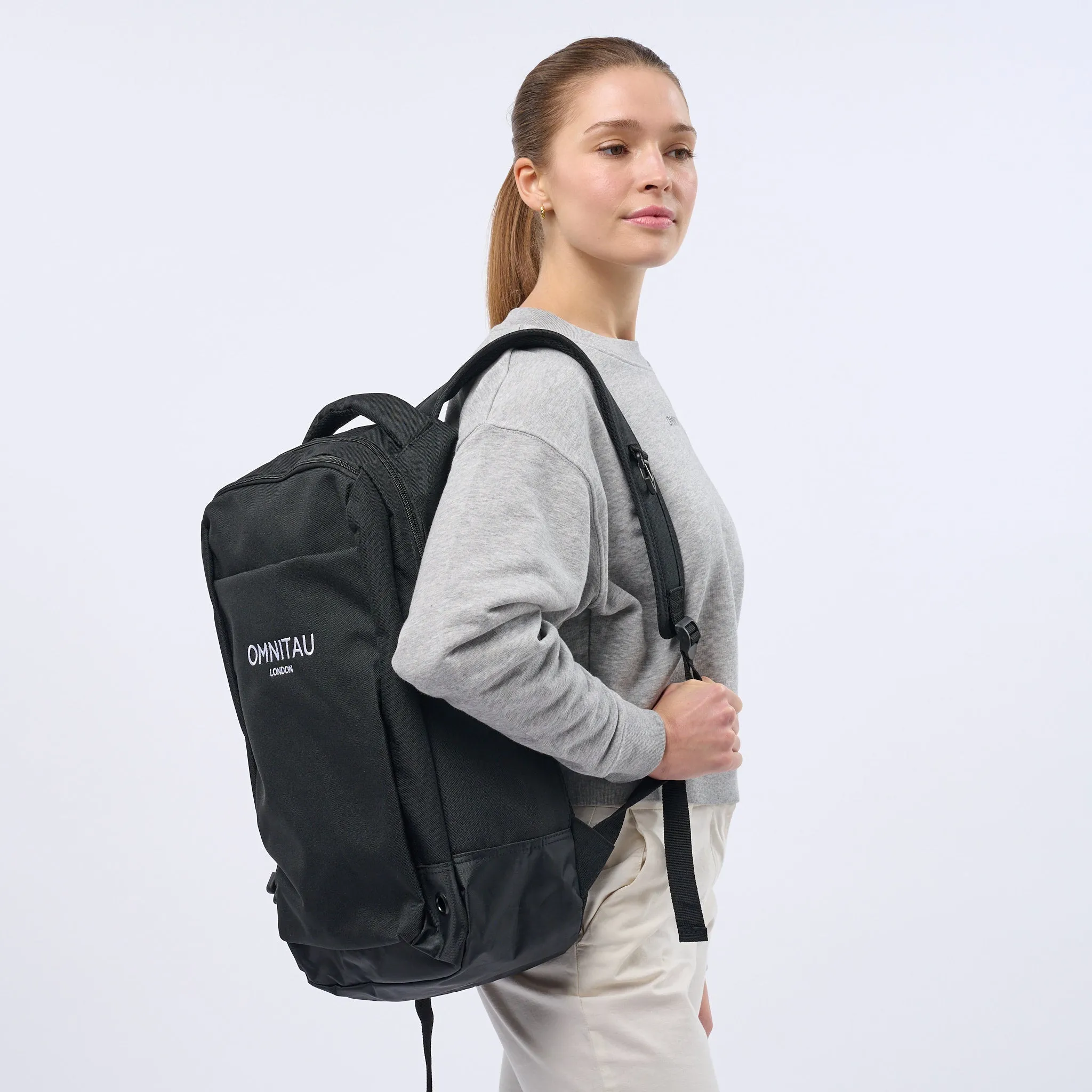 Omnitau Unisex 17 Litre Breathable Soho Backpack - Black