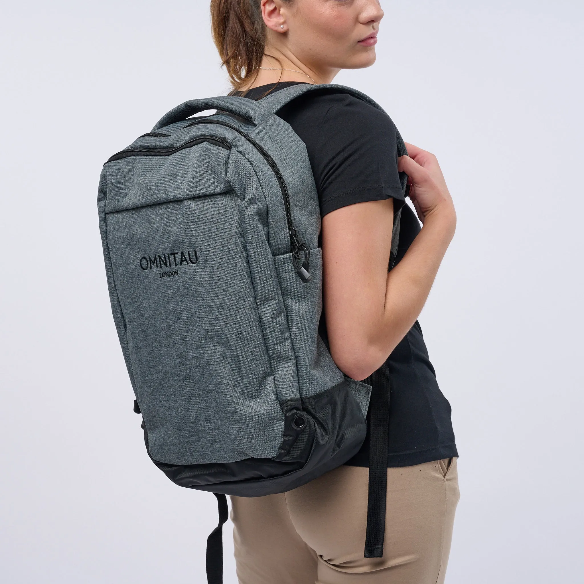 Omnitau Unisex 17 Litre Breathable Soho Backpack - Charcoal Grey