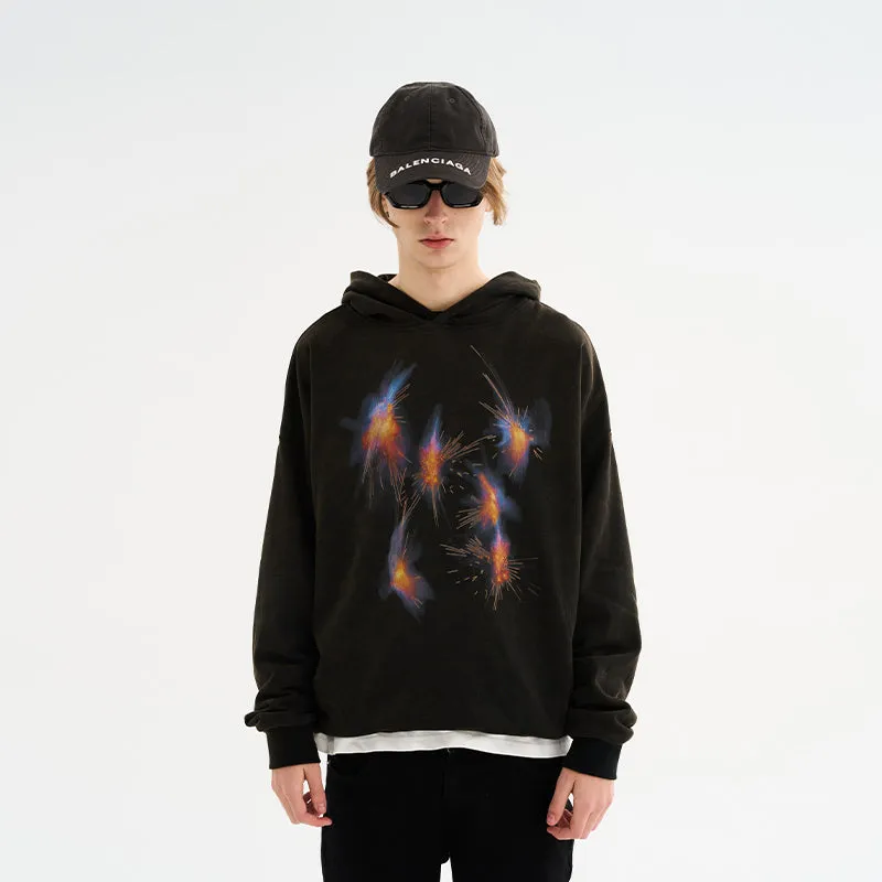 Painted Fireworks Hoodie