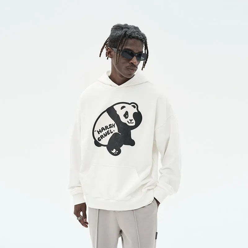 Panda Logo Printed Hoodie