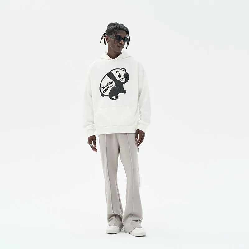 Panda Logo Printed Hoodie