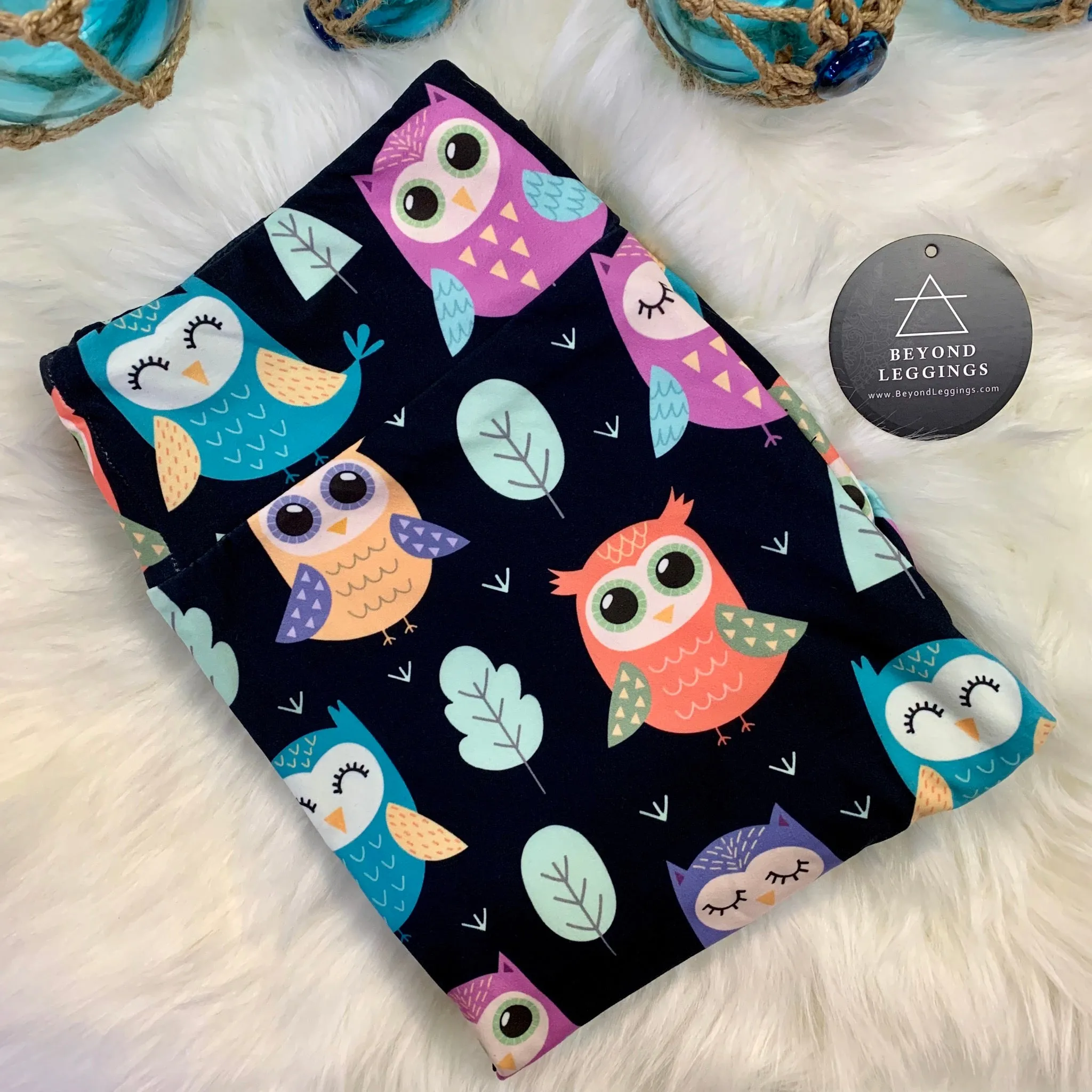 Pastel Owl Soft Leggings