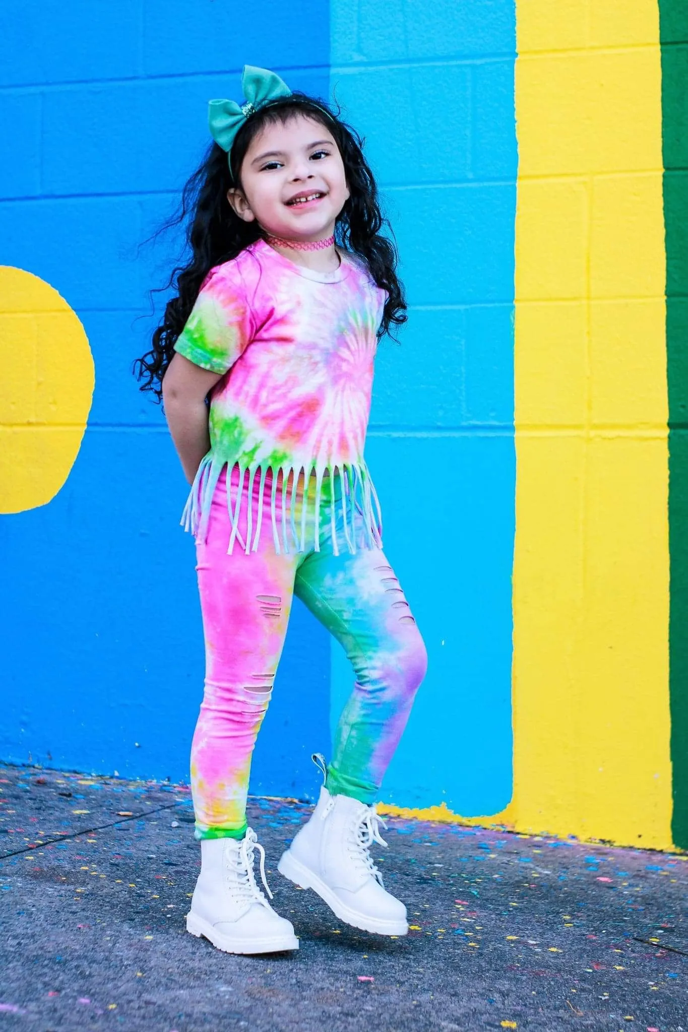 Pastel Tie Dye Leggings