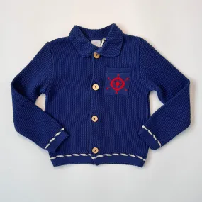 Pepa & Co Royal Blue Cotton Cardigan: 2 Years (Brand New)