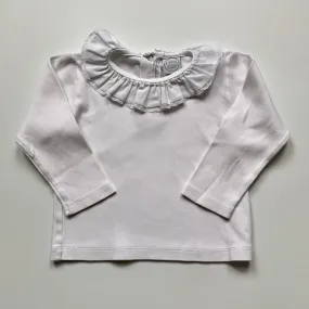 Pepa & Co White Top With Lace Trim Collar: 2 Years