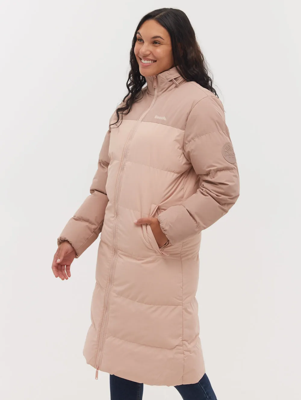    Phyllis Two-Tone Long Parka  