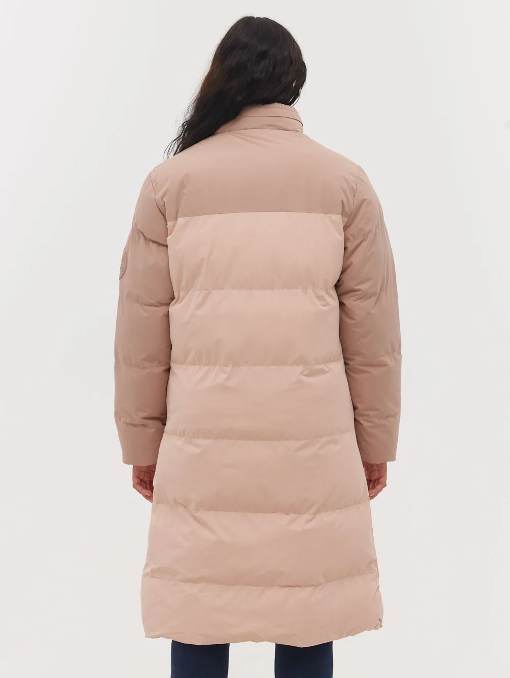    Phyllis Two-Tone Long Parka  