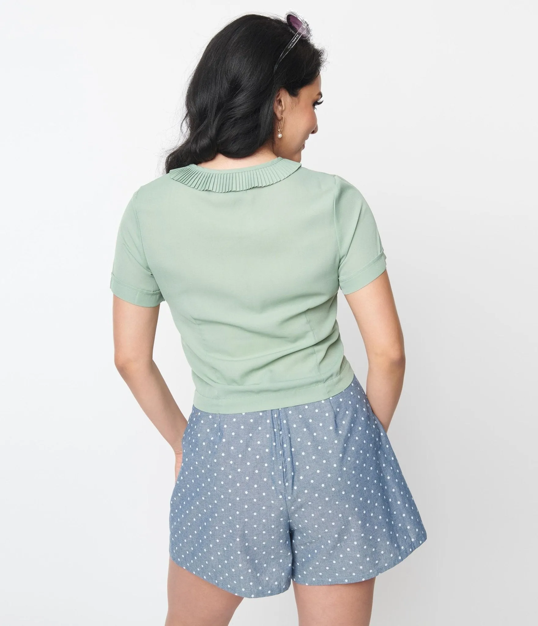 Pistachio Green Ingrid Top