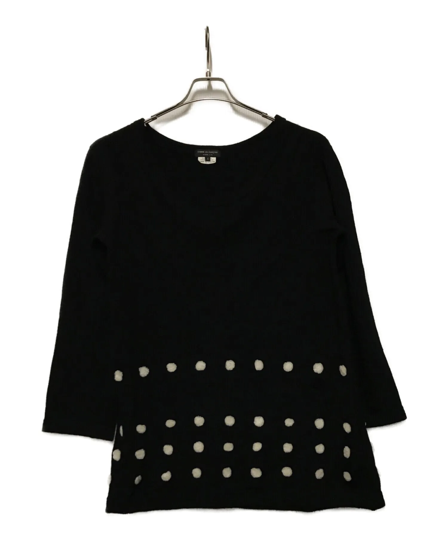 [Pre-owned] COMME des GARCONS HOMME PLUS Dot Embellished Knitwear PL-T011