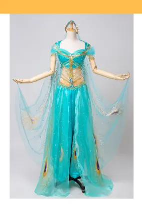 Princess Jasmine Embroidered Live Action Movie  Cosplay Costume