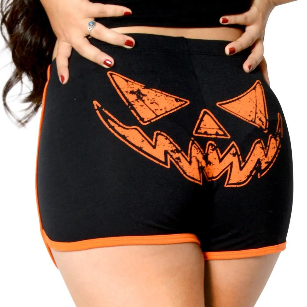 Pumpkin Trick or Treat Running Shorts