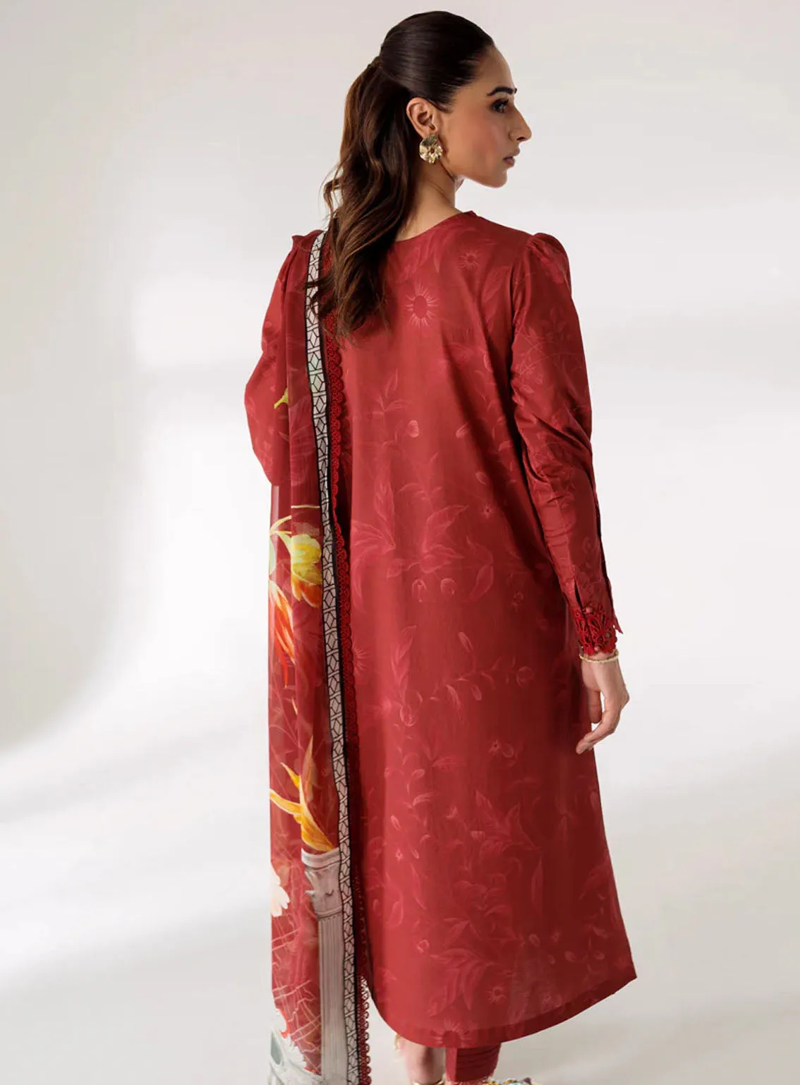 Qprints By Qalamkar Embroidered Lawn 3 Piece Unstitched Suit QLM24QP AR-09 RENEE