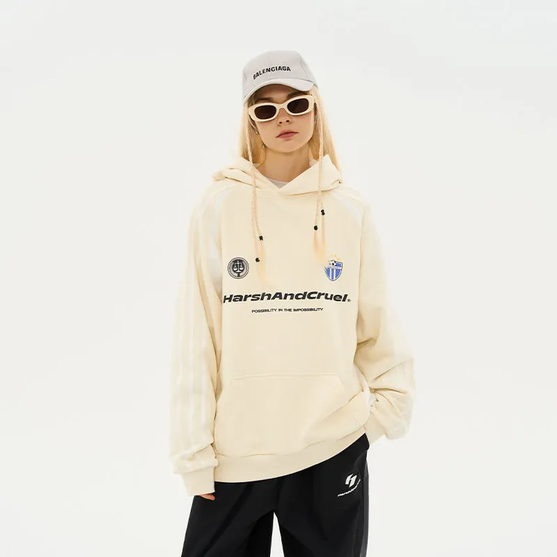 Retro Loose Track Logo Hoodie