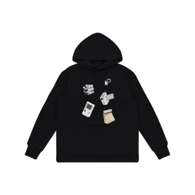 Retro Nostalgia Printed Hoodie