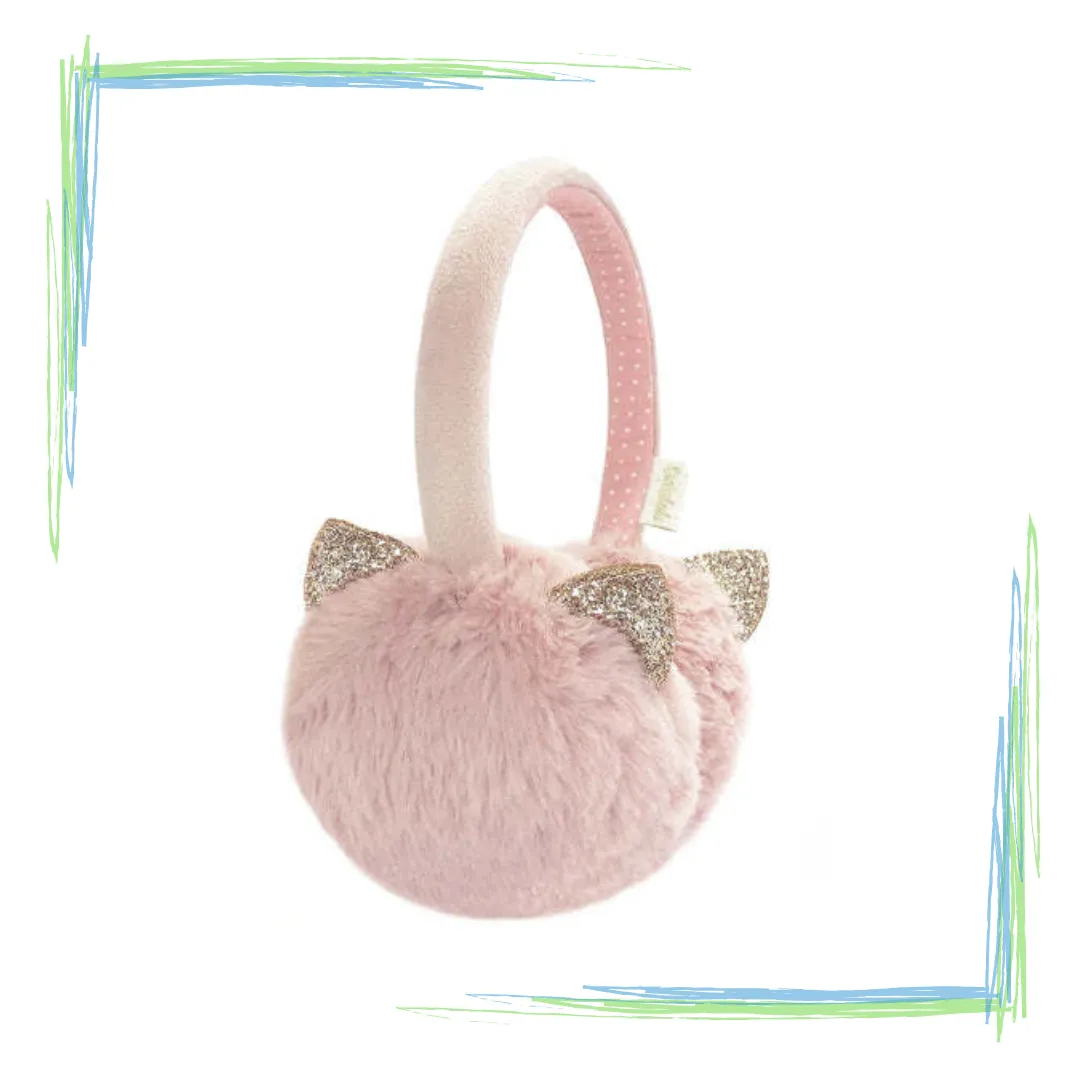 Rockahula Cleo Cat Earmuffs Pink