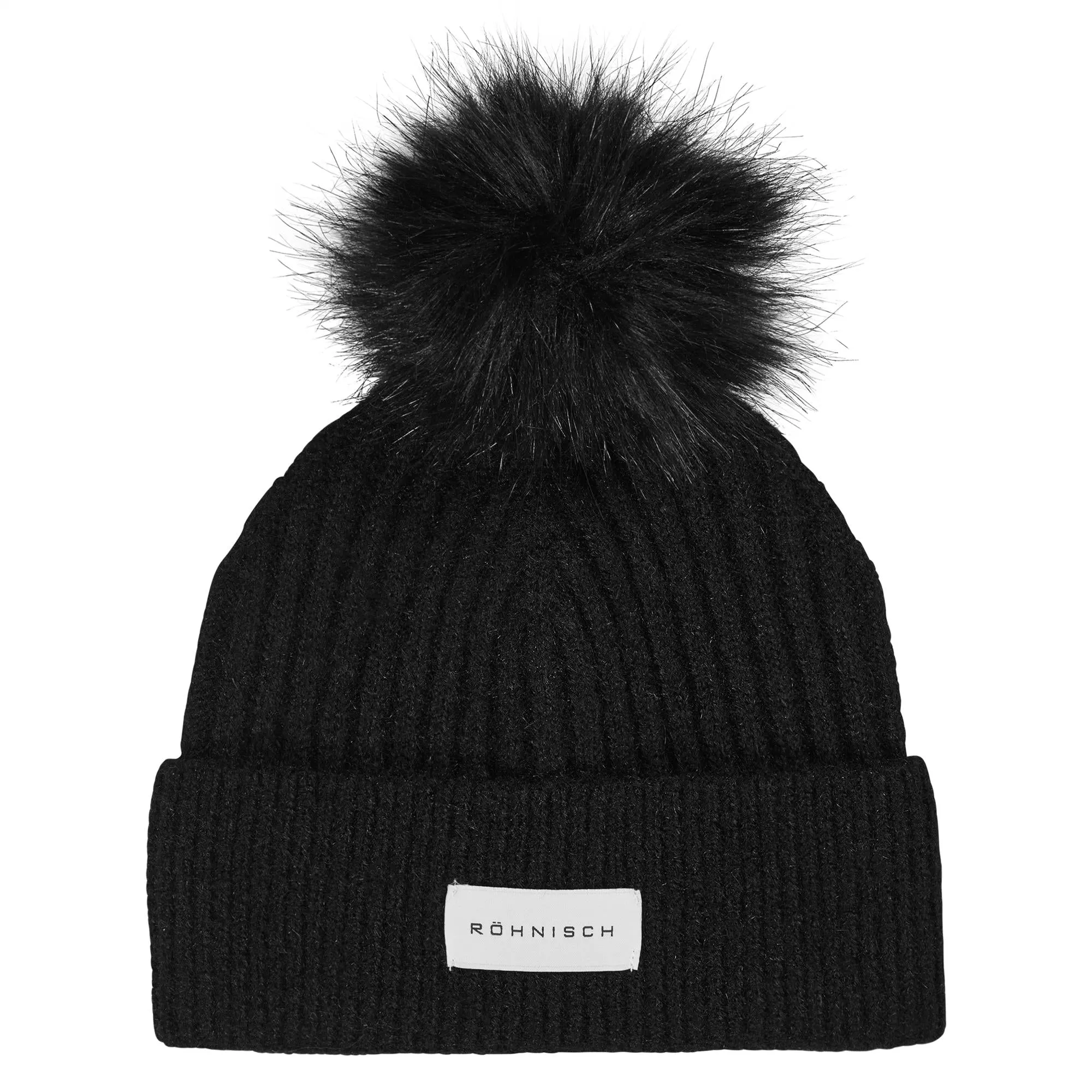 Rohnisch Sporty Pom Beanie Black