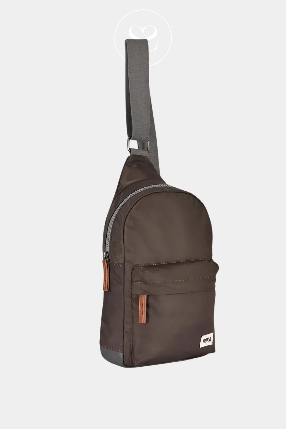 ROKA WILLESDEN B BROWN (DARK CHOCOLATE) CROSSBODY BACKPACK