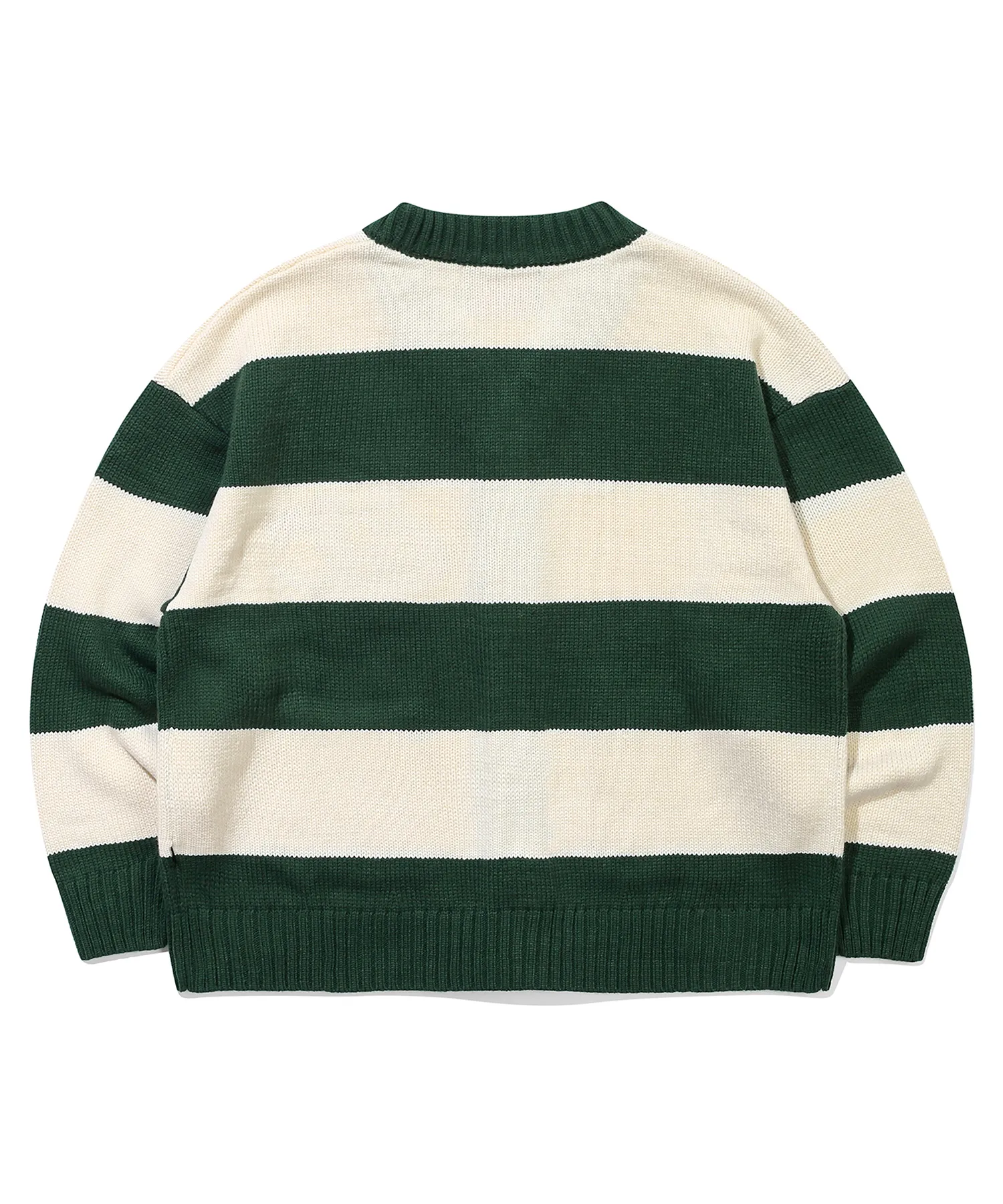 ROMANTIC CROWN  |[ROMANTIC CROWN]★ATHLETIC LOGO STRIPE KNIT CARDIGAN