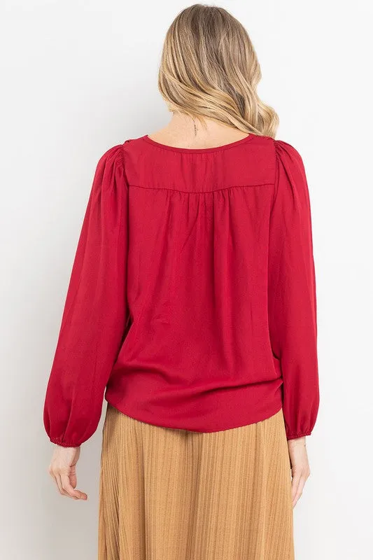 Scarlett Shirring Blouse