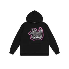 Skateboarding Dog Printed Hoodie