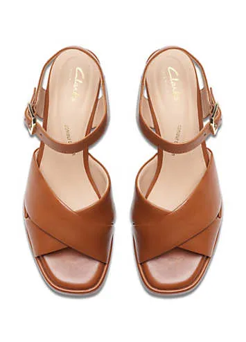 Tan Leather Ritzy75 Rae Sandals by Clarks | Look Again