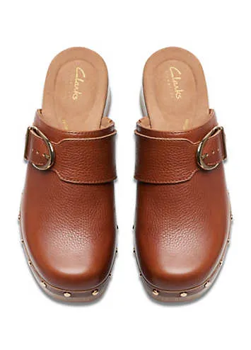 Tan Leather Sivanne Sun Sandals by Clarks | Look Again