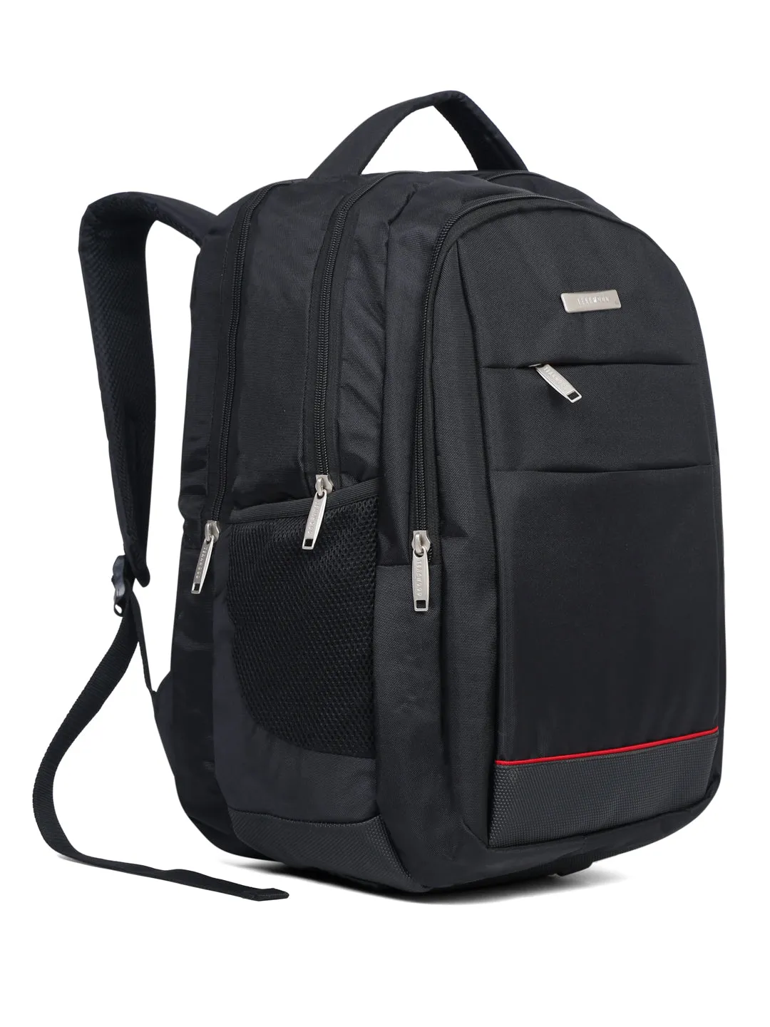 Teakwood Genuine Polyester Backpack - Black