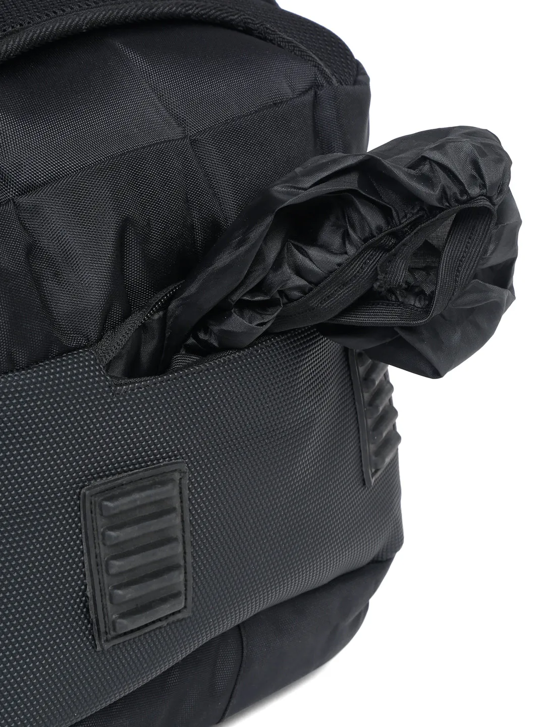 Teakwood Genuine Polyester Backpack - Black