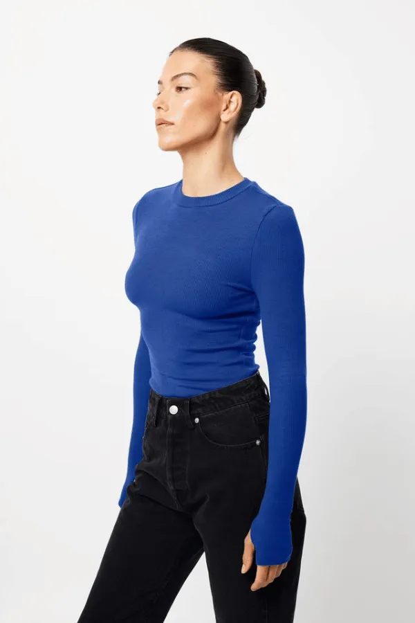 The Brooklyn Top Cobalt