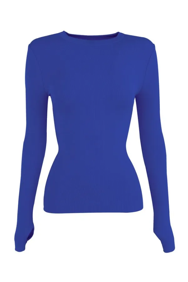 The Brooklyn Top Cobalt