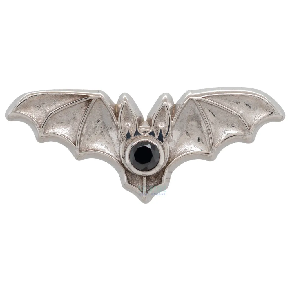 threadless: Bat End in Gold with CZ