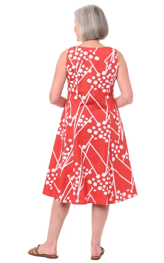 Tulip Poppie Dress in Hibiscus Connection