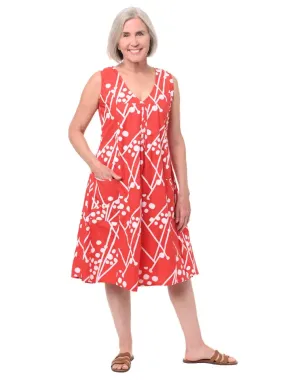 Tulip Poppie Dress in Hibiscus Connection