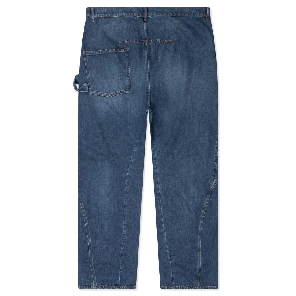 Twisted Workwear Jeans - Light Blue