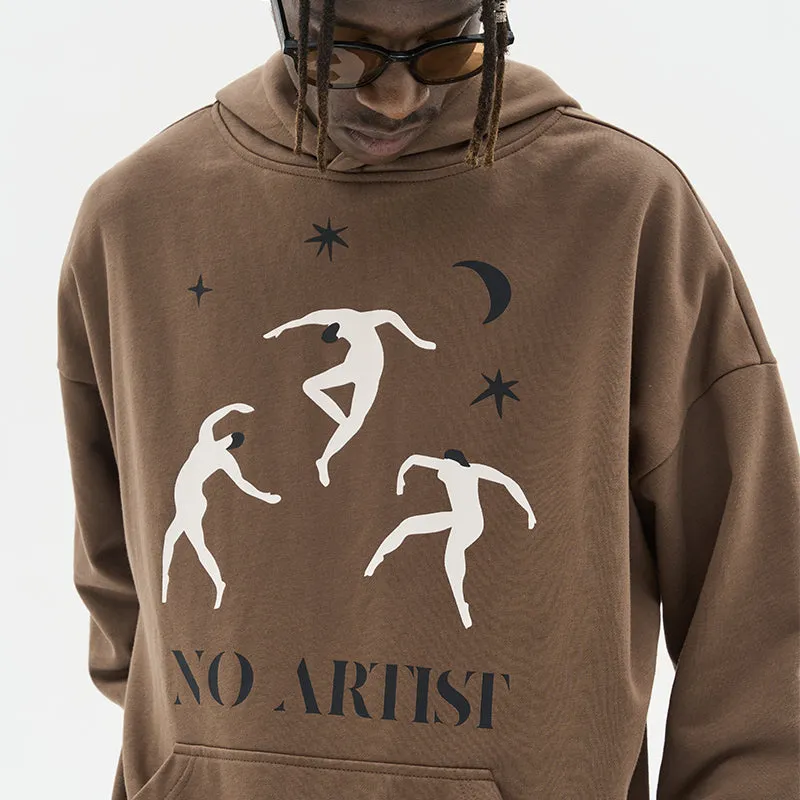 Under The Stars Printed Hoodie