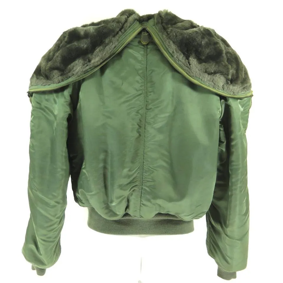 Vintage 70s N-2B Parka Mens XL Military Sage Green Snorkel Jacket Vietnam Era