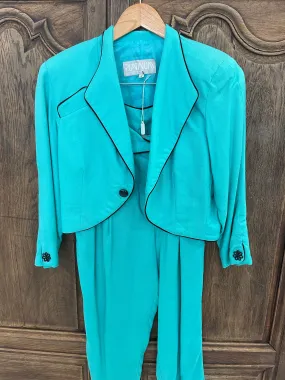 Vintage sea-green suit set