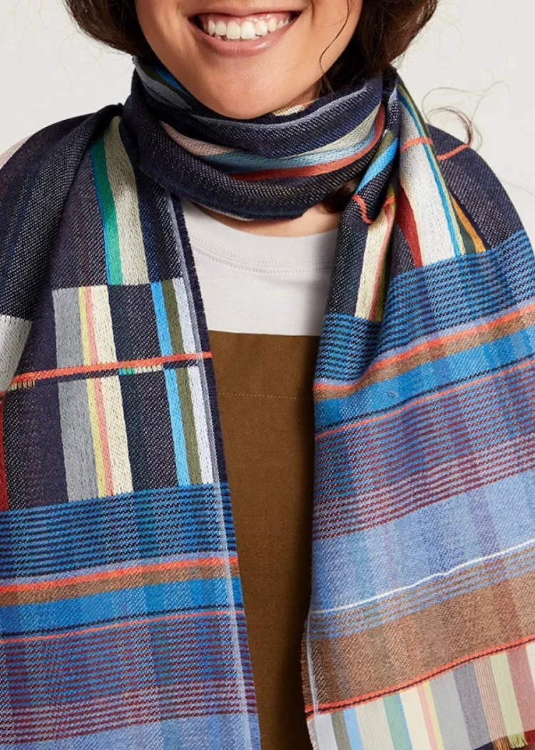 Wallace + Sewell | Remsen Dusk Silk + Wool Scarf