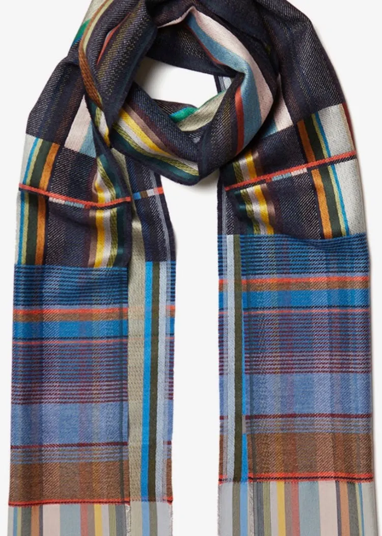 Wallace + Sewell | Remsen Dusk Silk + Wool Scarf