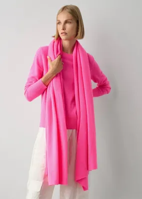 White + Warren | Cashmere Travel Wrap in Pink Glow