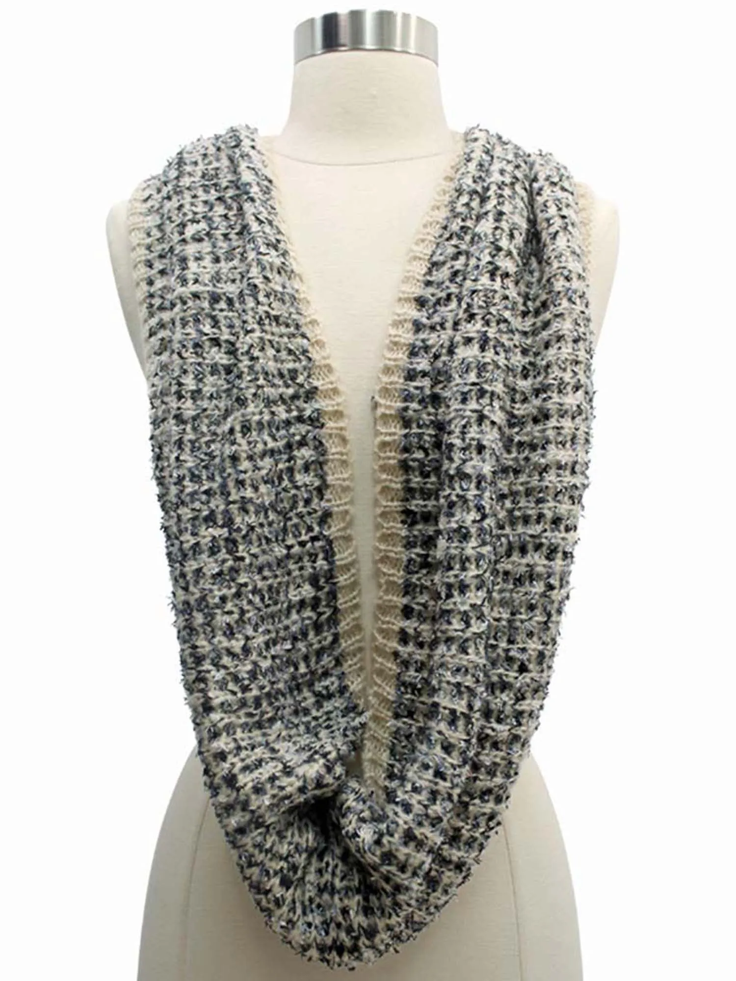 Winter Knit Multicolor Unisex Infinity Scarf