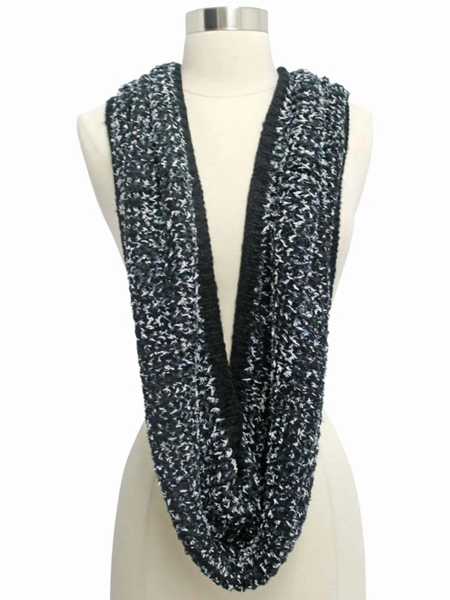 Winter Knit Multicolor Unisex Infinity Scarf