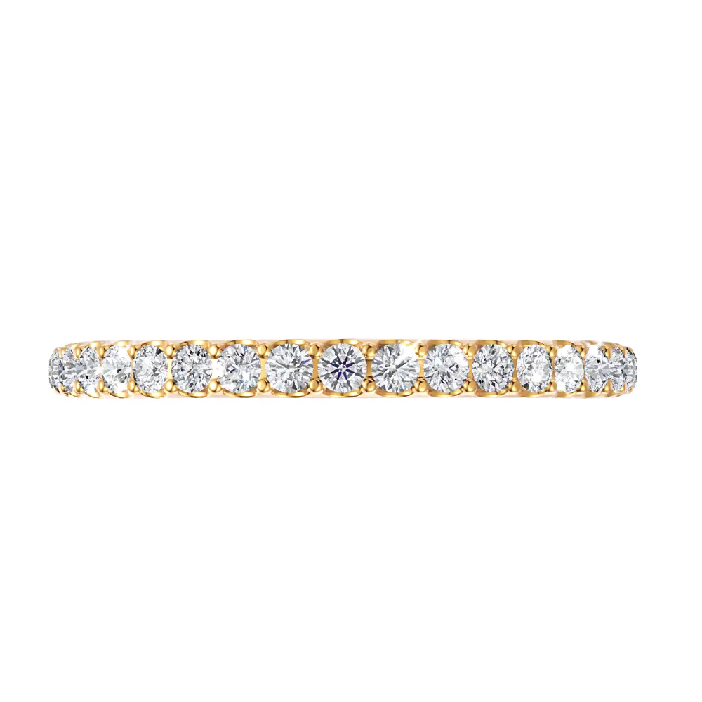 Women's 0.30 CTW Classic French Set Diamond Wedding Ring