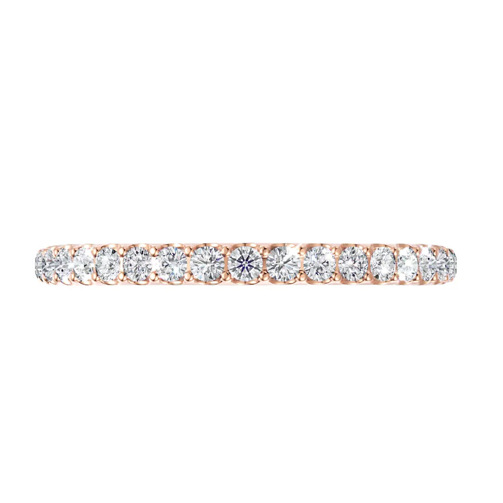 Women's 0.30 CTW Classic French Set Diamond Wedding Ring