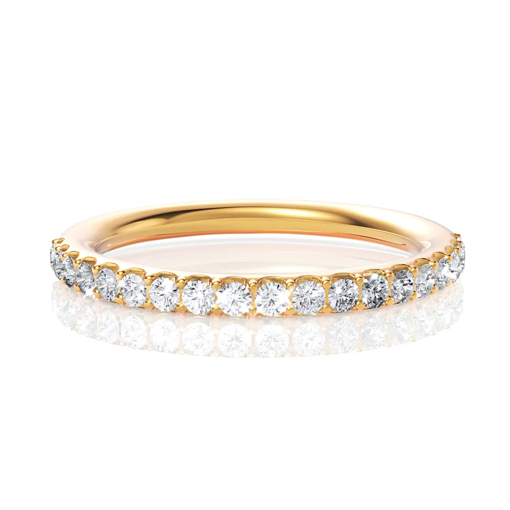 Women's 0.30 CTW Classic French Set Diamond Wedding Ring