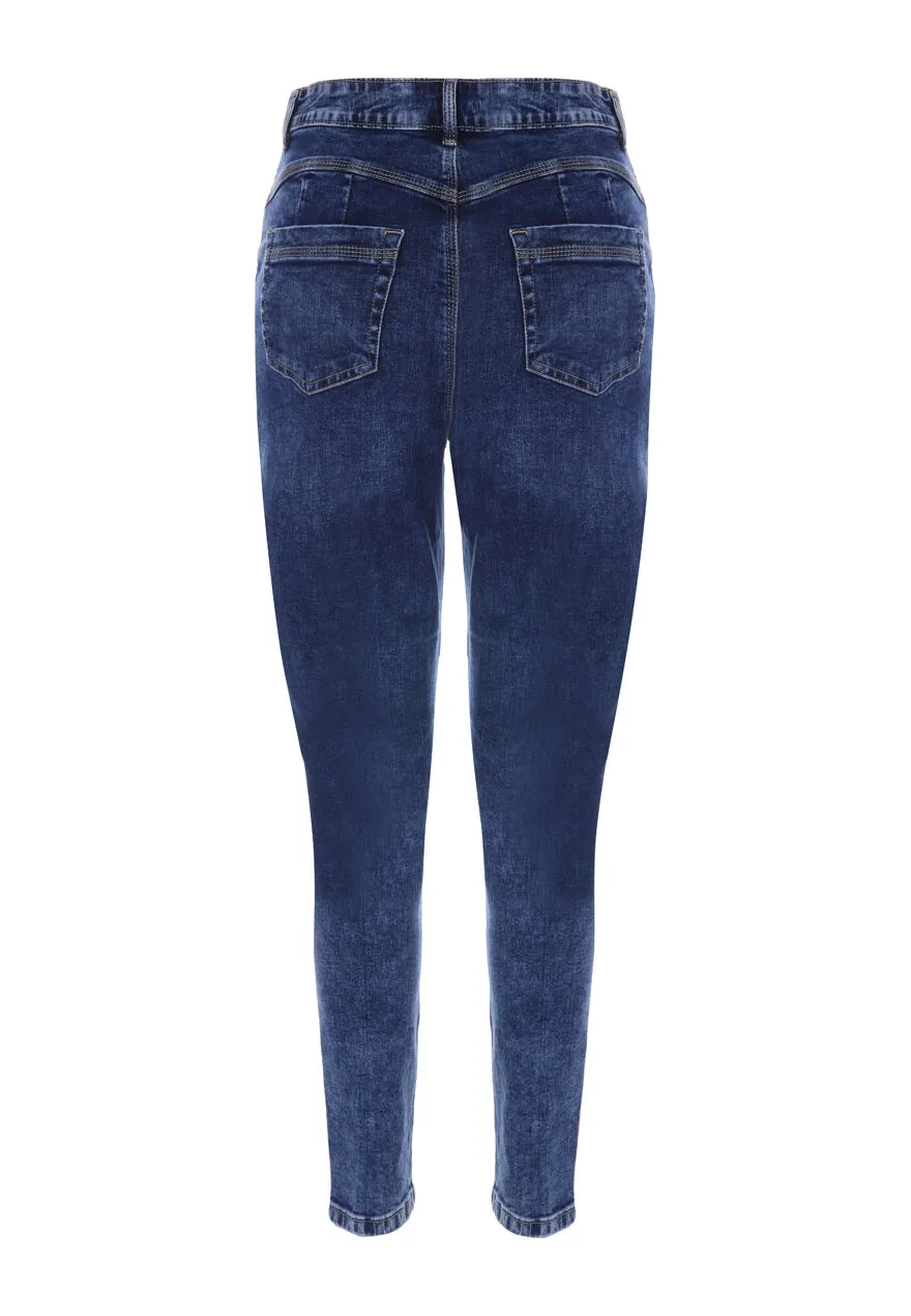 Womens Indigo Alexa Shaper Skinny Jeans