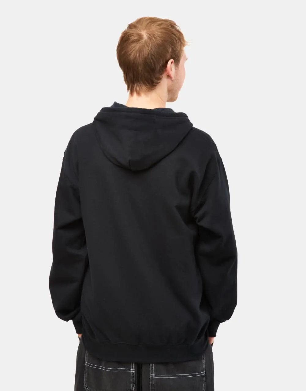 Zero Army Zip Hoodie - Black/White