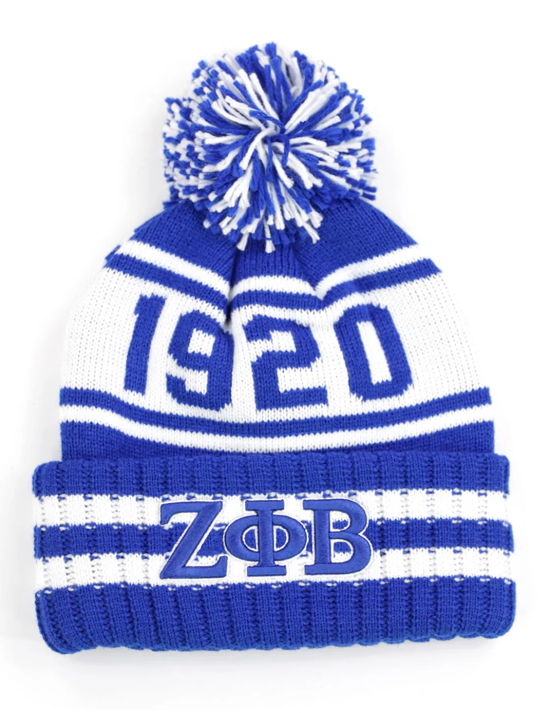 Zeta Phi Beta: Pom Pom Beanies